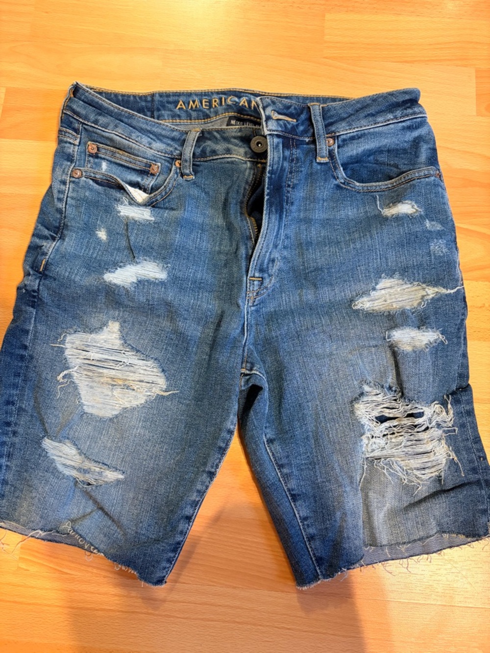 American eagle jean shorts